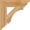 Ekena Millwork Imperial Traditional Rough Sawn Bracket, Western Red Cedar, 4"W x 18"D x 18"H BKT04X18X18IMP01RWR - alternate 2